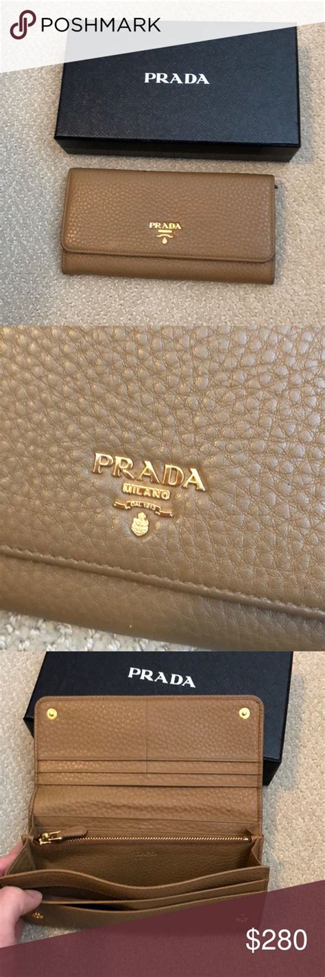 prada big wallet|authentic prada wallet.